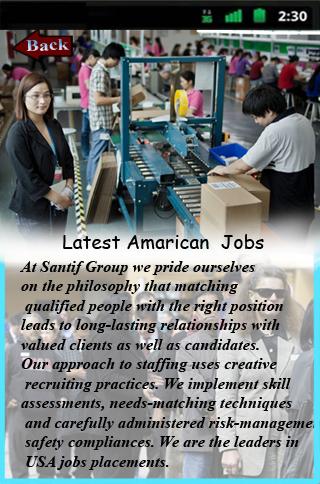 Latest American Jobs