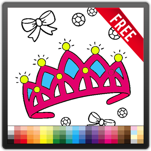 Paint Coloring Princess Doll 家庭片 App LOGO-APP開箱王