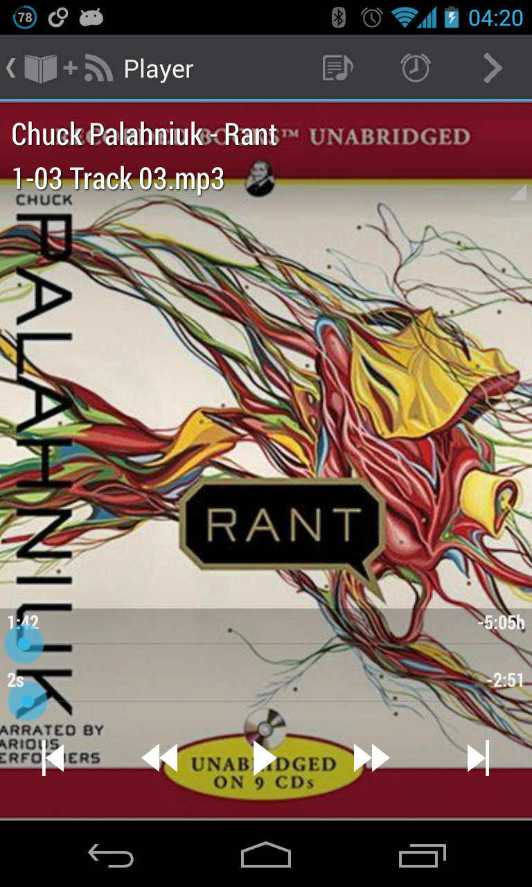 AudioLibrary Screen 3