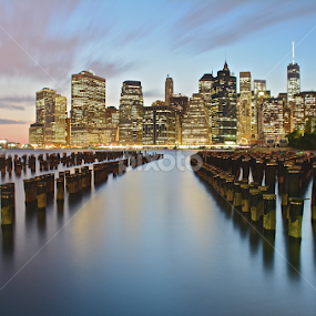 by Wendell Kennedy - City,  Street & Park Skylines