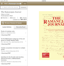 The Ramanujan Journal poster 2