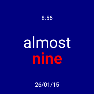timeish Watch Face Screen 3