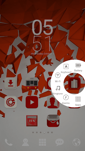 【免費個人化App】Powerful RED dodol theme-APP點子