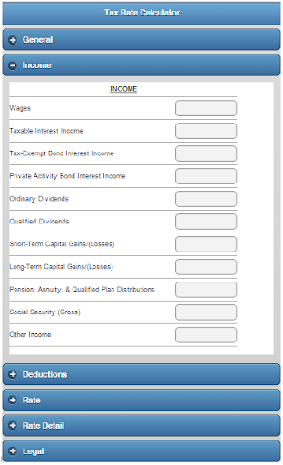 Tax Rate Calculator