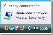 Vista Unidentified Network