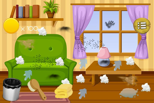 【免費休閒App】House Clean up Kids Game-APP點子