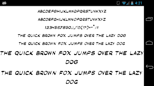 Fonts for FlipFont 50 22