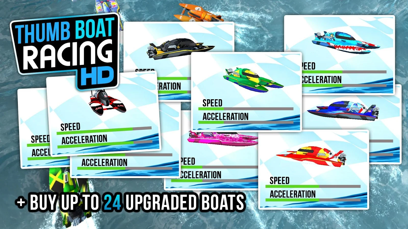 Thumb Boat Racing - Screenshot