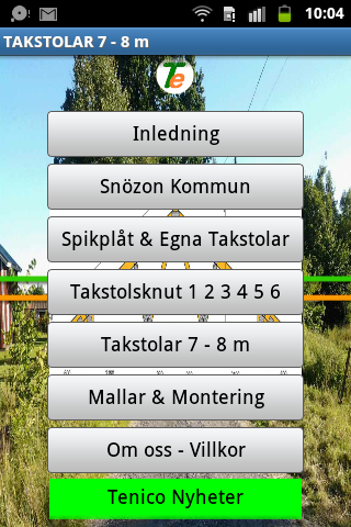 Takstolar 7 - 8 m bygg själv