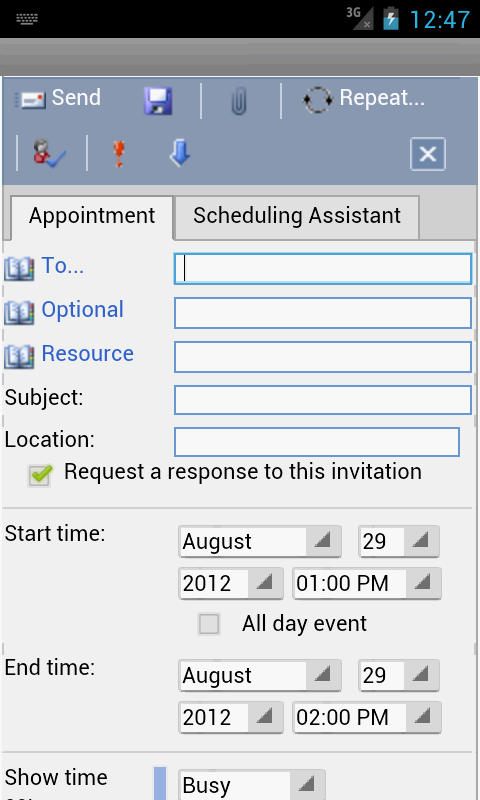 Microsoft Outlook Scheduling Assistant Missing Money
