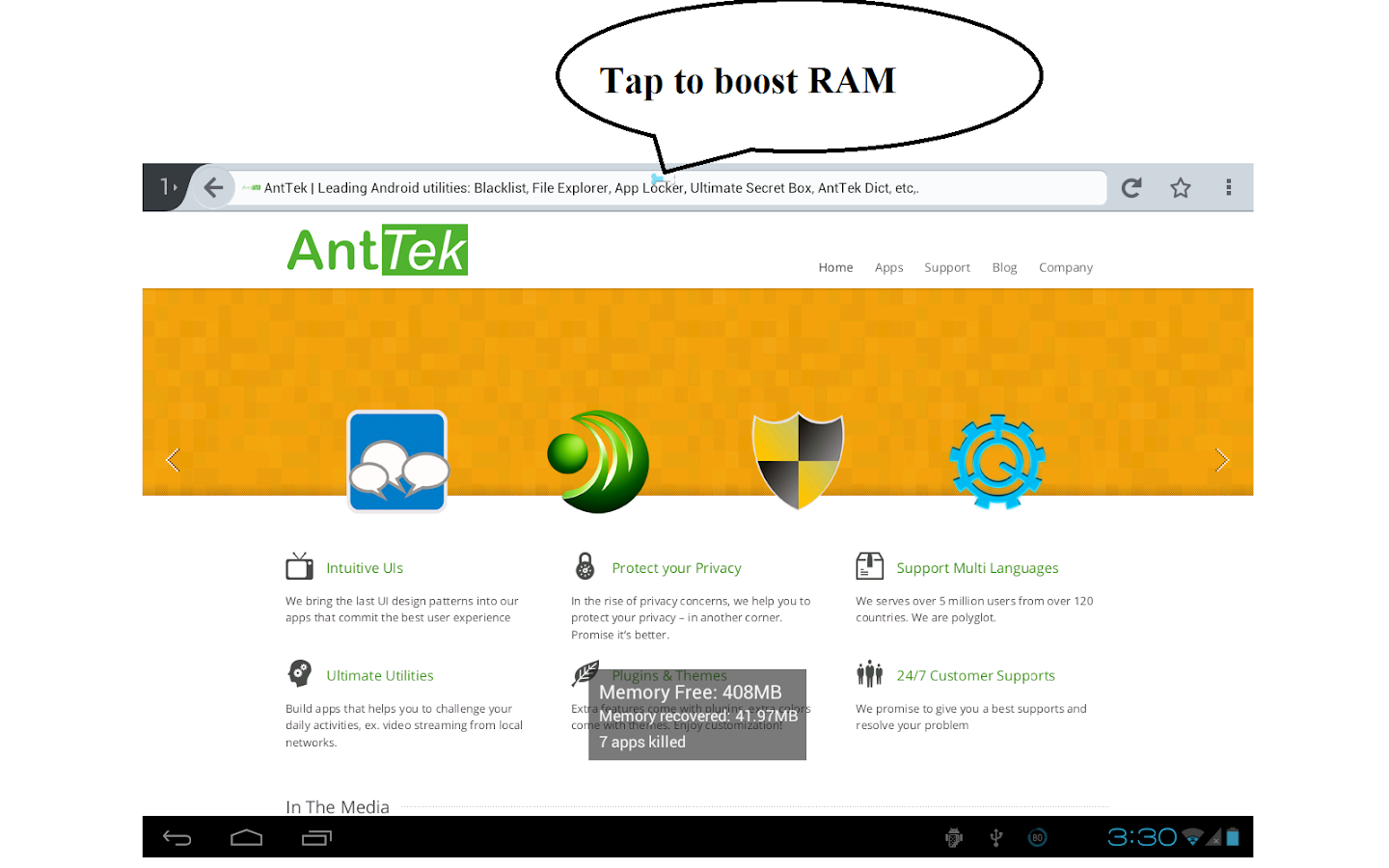 Smart RAM Booster Pro - screenshot