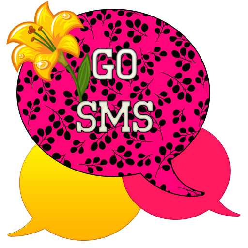 GO SMS - Bright Flower LOGO-APP點子