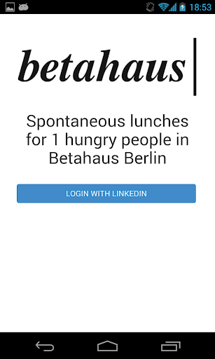 Betahaus lunch planner