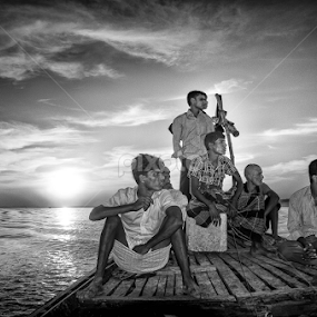 Going Home  by Ryan Mercury - Landscapes Sunsets & Sunrises