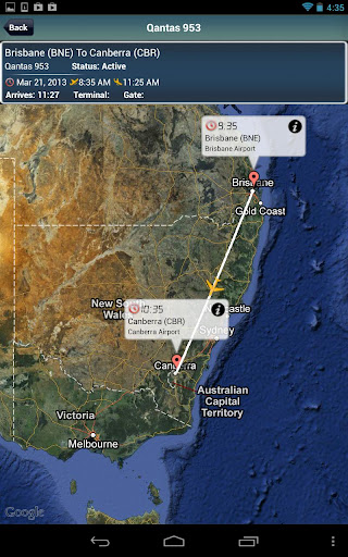 Canberra Airport + Radar CBR