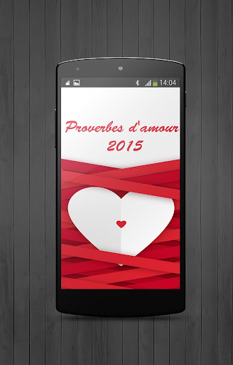 Proverbes d'amour 2015