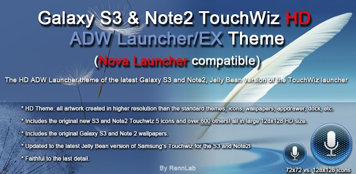 Galaxy S3 Note2 ADW/NOVA Theme APK v1.4 free download android full pro mediafire qvga tablet armv6 apps themes games application