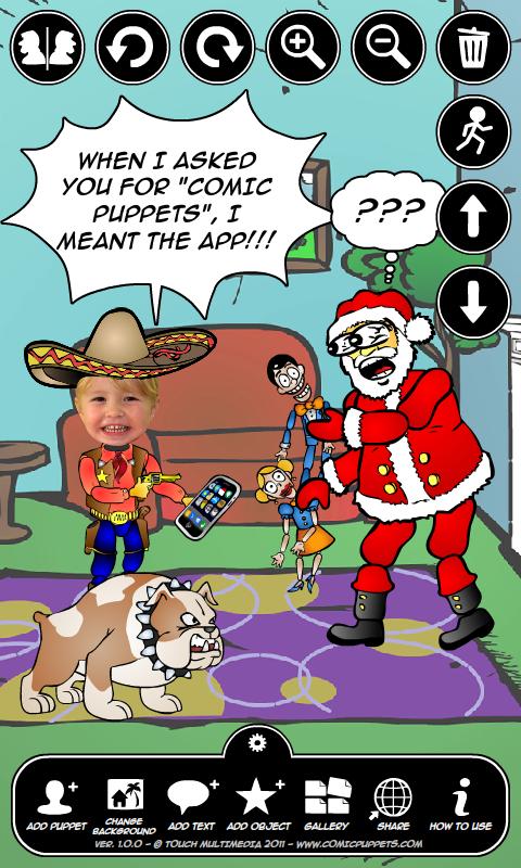 Comic Puppets Lite Screen 2