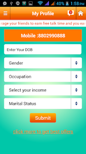 Earn Talktime - screenshot thumbnail