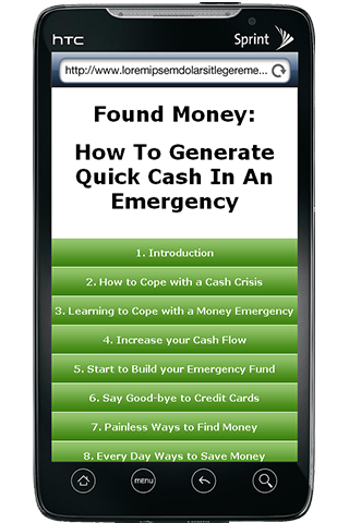 Generate Emergency Quick Cash