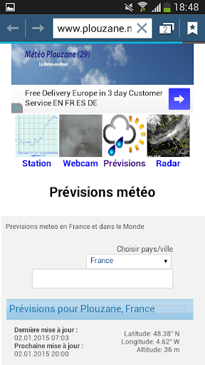 Météo Plouzane 29