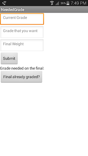 Final Grade Calculator U-46