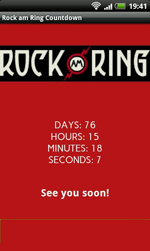 Rock am Ring 2014 Countdown