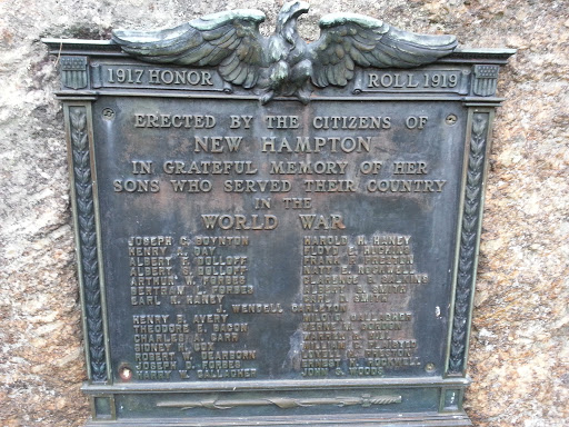 New Hampton World War Monument