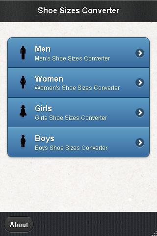 Shoe Sizes Converter