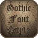 Gothic Font Style icon