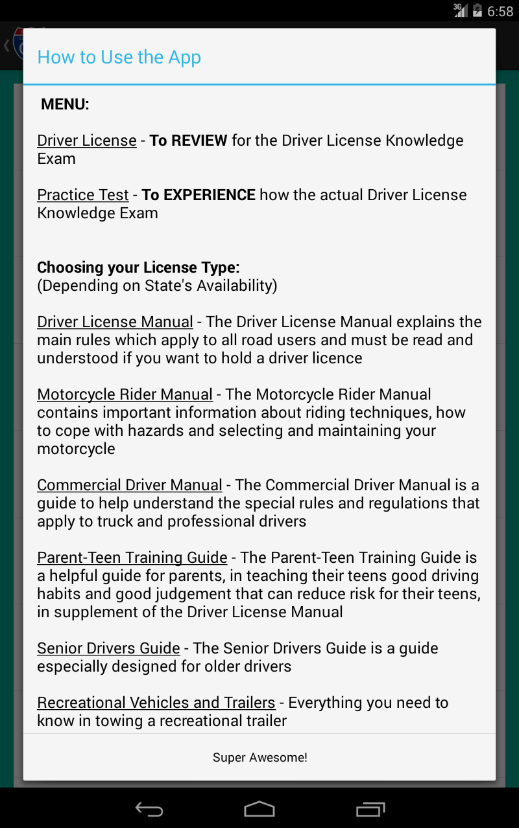 Driver License Written Exam Illinois