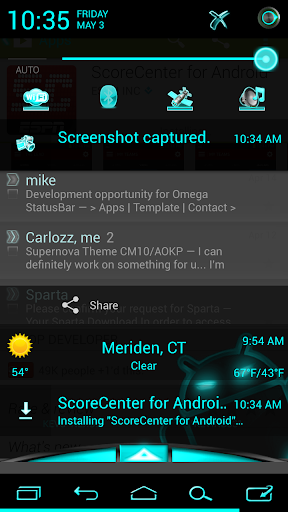 The Light Theme for CM9 10AOKP