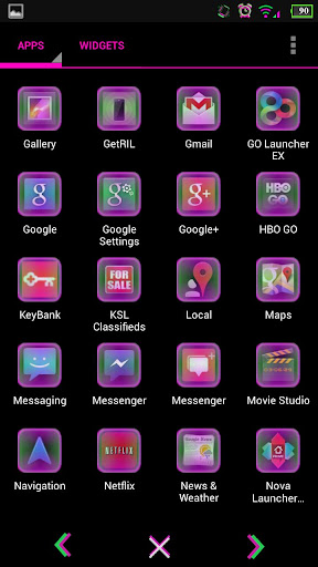 【免費個人化App】YGX Night Light Icons-APP點子