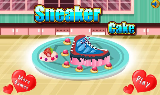 Cooking Game Sneaker Cake