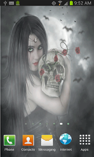Lastest Gothic Skull Rose Live LWP APK