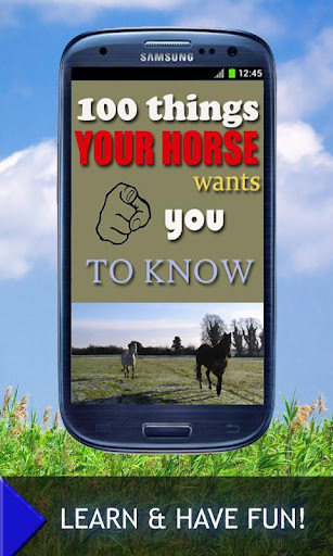 100 things your horse wants