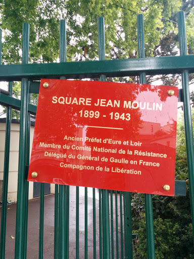 Plaque Square Jean Moulin