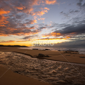 Flowing Water by Gavin Fundi - Landscapes Waterscapes