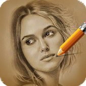 Foto sketsa - Wajah Sketch
