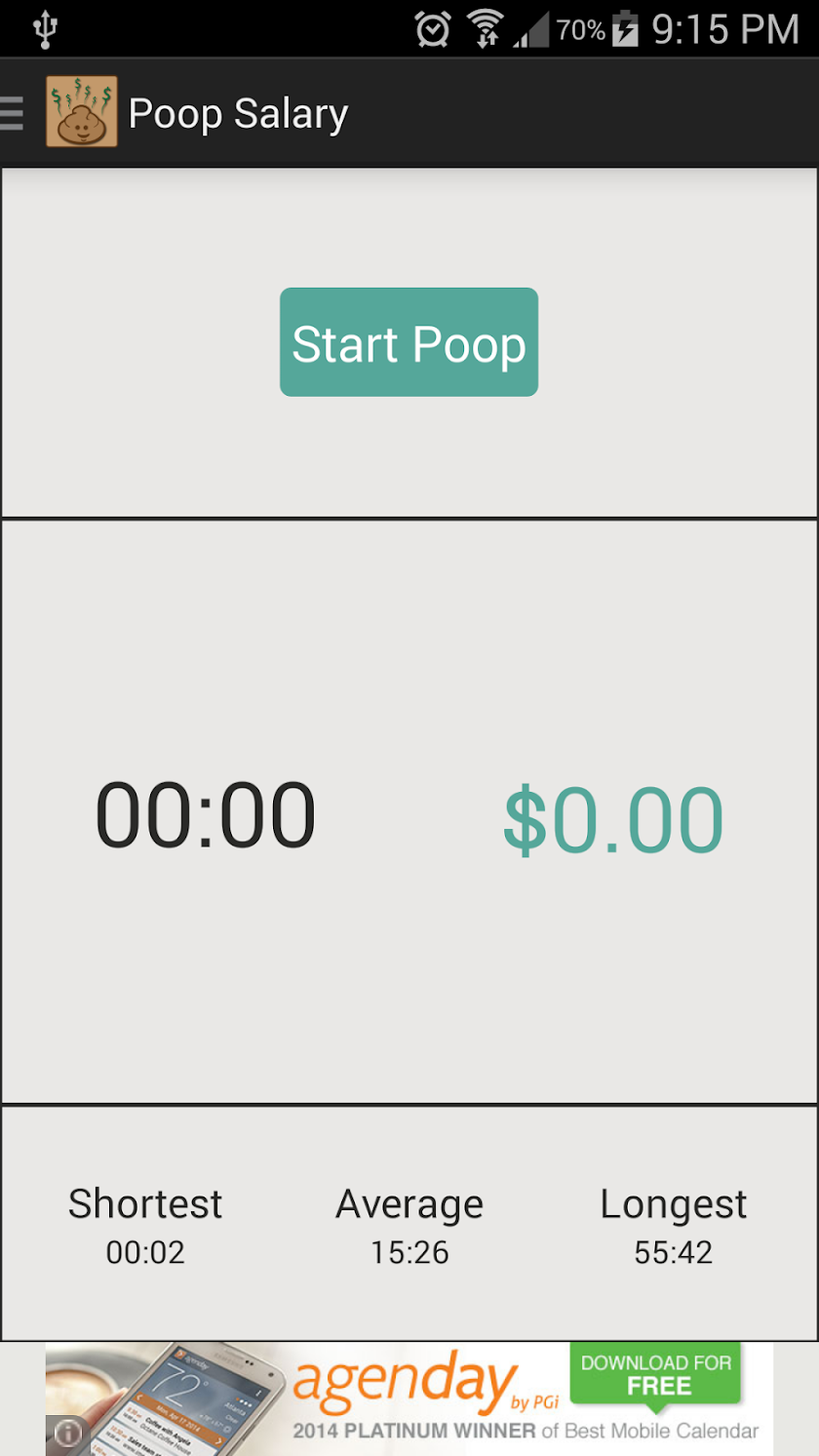 Poop Salary Screen 1