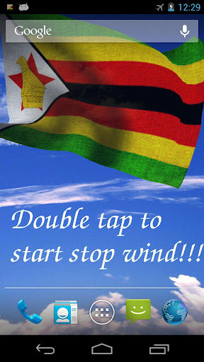 3D Zimbabwe Flag LWP