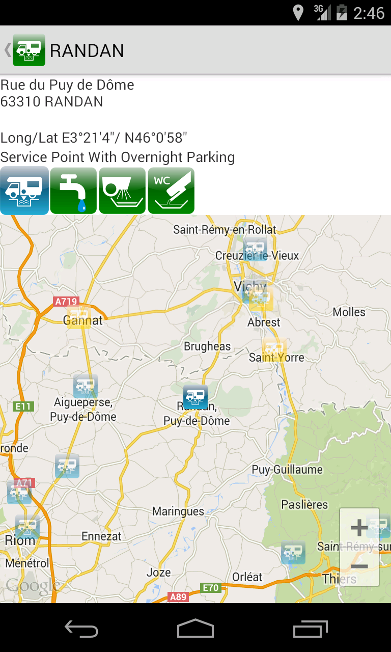 Aires Camping Car (France) Screen 3