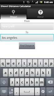 Dhoori Distance Calculator