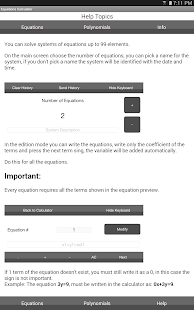 Equations Calculator Screenshots 4