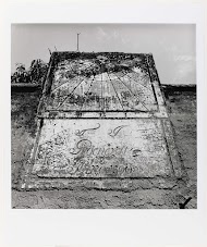 Sundial at the remnants of the Dutch factory at Bharuch, Gujarat, India