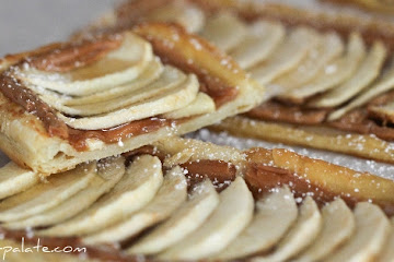 Honeyed Apple Peanut Butter Tart