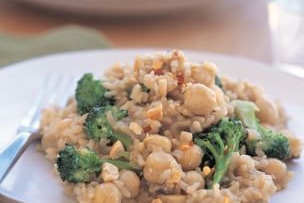 Mushroom and Broccoli Pilaf