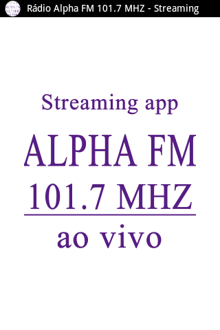 Rádio Alpha FM - Streaming APP