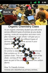 Organic Chemistry Class