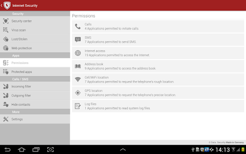 Free G DATA INTERNET SECURITY APK
